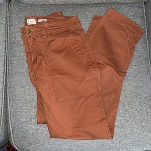 Burnt orange cargo pants